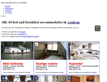 Tablet Screenshot of bedandbreakfast-arnhem.com